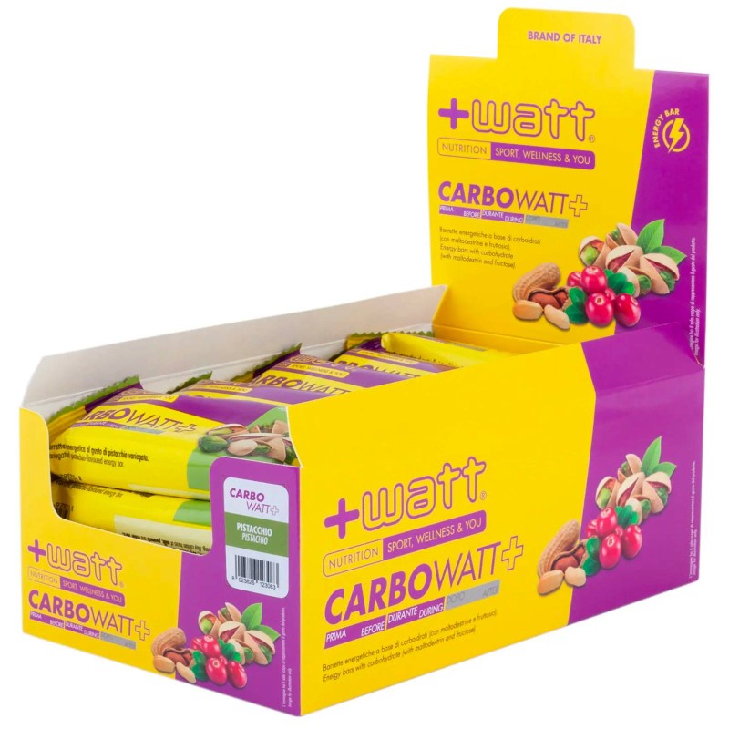 +Watt Carbowatt+ - 20 barrette da 40 gr BARRETTE ENERGETICHE