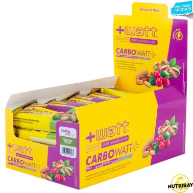 +Watt Carbowatt+ - 20 barrette da 40 gr BARRETTE ENERGETICHE