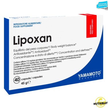 Yamamoto Nutrition Lipoxan New Formula - 40 caps BRUCIA GRASSI TERMOGENICI