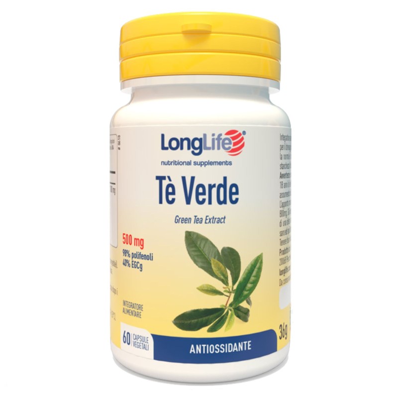 Long Life Tè Verde - 60 caps DRENANTI DIURETICI