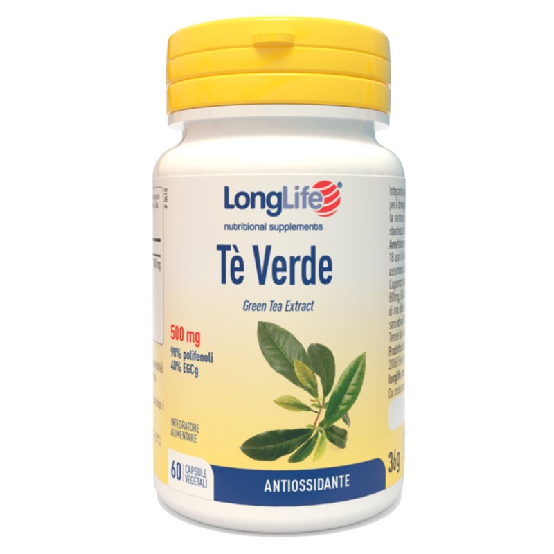 Long Life Tè Verde - 60 caps DRENANTI DIURETICI