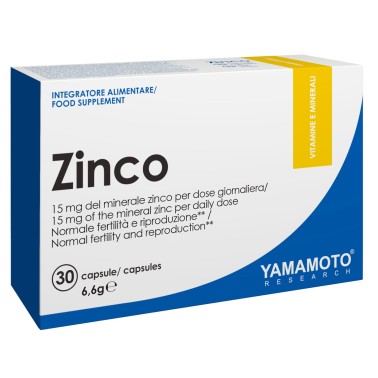 Yamamoto Nutrition Zinco - 30 caps BENESSERE-SALUTE