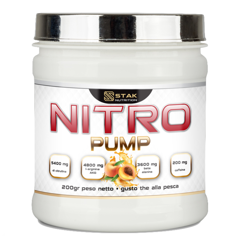 STAK NUTRITION Nitro Pump - 200 gr PRE ALLENAMENTO