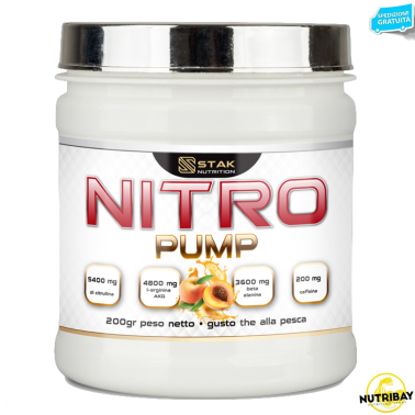STAK NUTRITION Nitro Pump - 200 gr PRE ALLENAMENTO