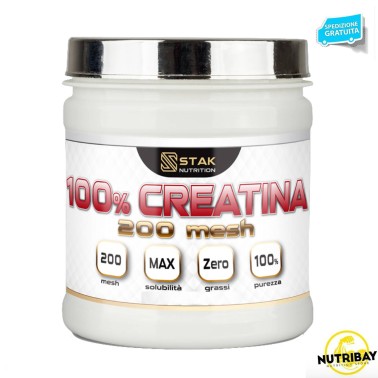 STAK NUTRITION 100% Creatina 200 mesh - 300 gr CREATINA