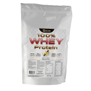 STAK NUTRITION 100% Whey Protein - 900 gr  PROTEINE