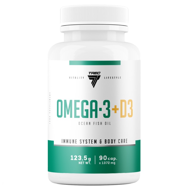 Trec Nutrition Omega-3 + D3 - 90 caps OMEGA 3