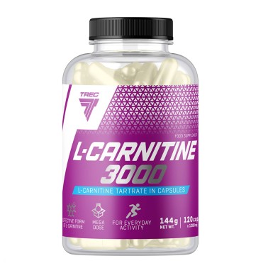 Trec Nutrition L-Carnitine 3000 - 120 caps CARNITINA