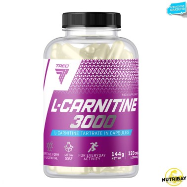 Trec Nutrition L-Carnitine 3000 - 120 caps CARNITINA