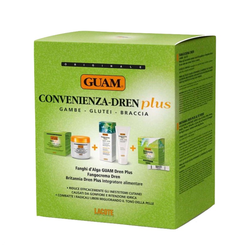 Guam Convenienza Dren Plus - Fanghi d'Alga Dren Plus+Fangocrema Dren+Britannia Dren Plus CURA DEL CORPO