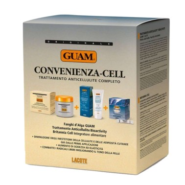 Guam Convenienza Cell - Vaso da 500 gr+tubo da 200 ml+30 bustine da 12 ml CURA DEL CORPO