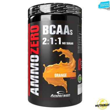 Anderson Ammo Zero 315 gr Aminoacidi Ramificati in polvere 2:1:1 con Vitamina b6 AMINOACIDI BCAA