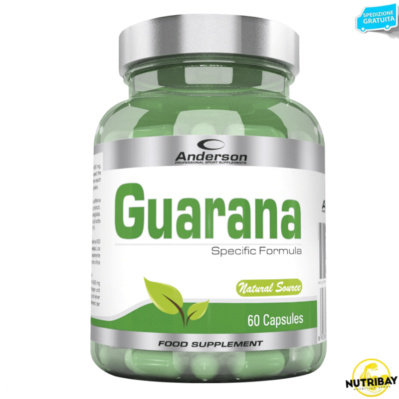 Anderson Guarana 60 cps Integratore Energizzante TONICI