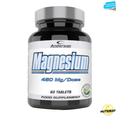 Anderson Magnesium 60 cpr. Integratore di Magnesio Citrato e Carbonato