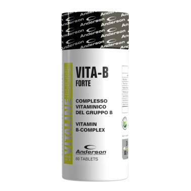 Anderson Vita-B Forte 60 cpr Vitamine b1 b2 b3 b5 b6 b12 Acido Folico VITAMINE