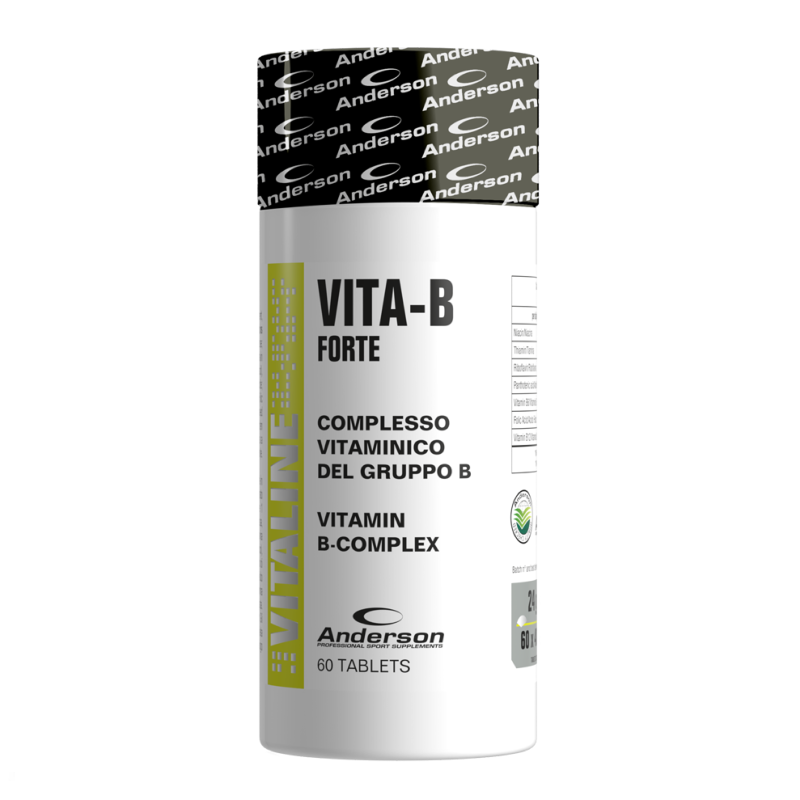 Anderson Vita-B Forte 60 cpr Vitamine b1 b2 b3 b5 b6 b12 Acido Folico VITAMINE