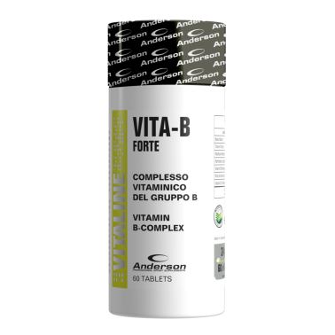 Anderson Vita-B Forte 60 cpr Vitamine b1 b2 b3 b5 b6 b12 Acido Folico