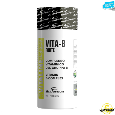Anderson Vita-B Forte 60 cpr Vitamine b1 b2 b3 b5 b6 b12 Acido Folico