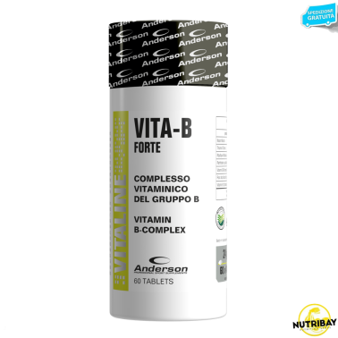 Anderson Vita-B Forte 60 cpr Vitamine b1 b2 b3 b5 b6 b12 Acido Folico VITAMINE