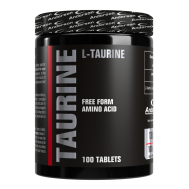 Anderson Taurine 100 cpr Integratore di 100% Pura L- Taurina TAURINA