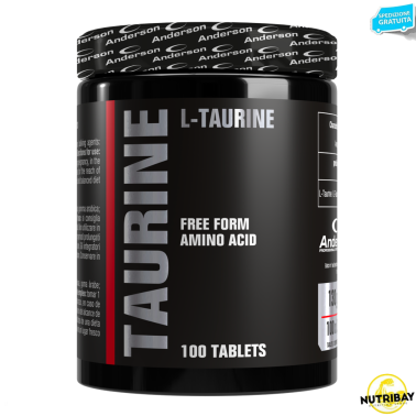 Anderson Taurine 100 cpr Integratore di 100% Pura L- Taurina TAURINA