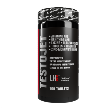 Anderson TestoJet 100 cpr. Tribulus Daa Arginina Lysina Fieno Greco e Ornitina AKG TONICI