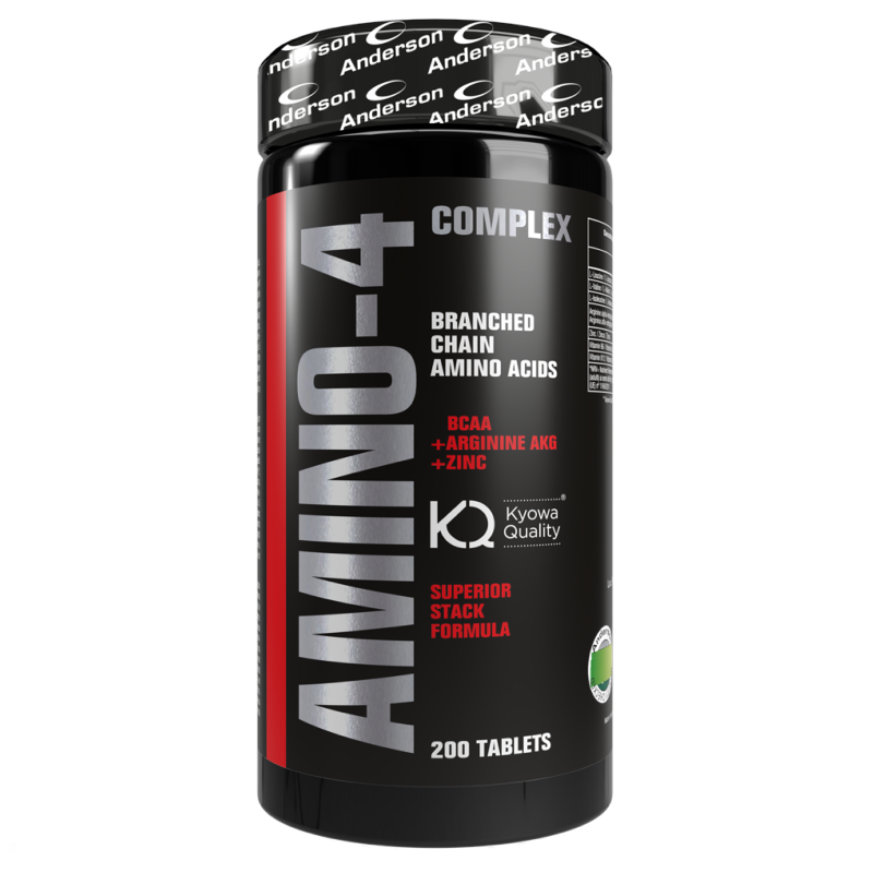 Anderson Amino 4 Complex 200 cpr. Aminoacidi ramificati BCAA Zinco Arginina AKG AMINOACIDI BCAA