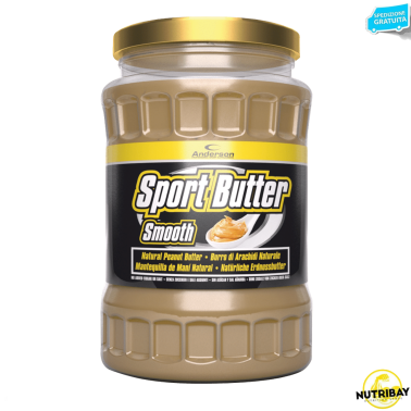 ANDERSON Sport Butter 510 Burro d' Arachidi Ricco di Proteine, Omega 3 e Fibre AVENE - ALIMENTI PROTEICI