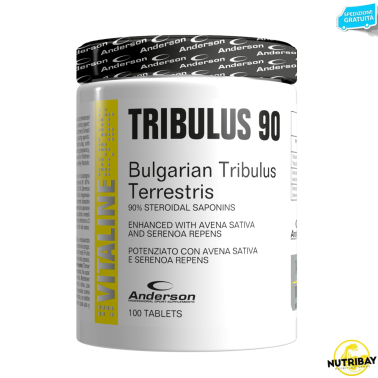 ANDERSON Tribulus 90 100 cpr. Tonico uomo vigore stimolo aumento Testosterone TONICI