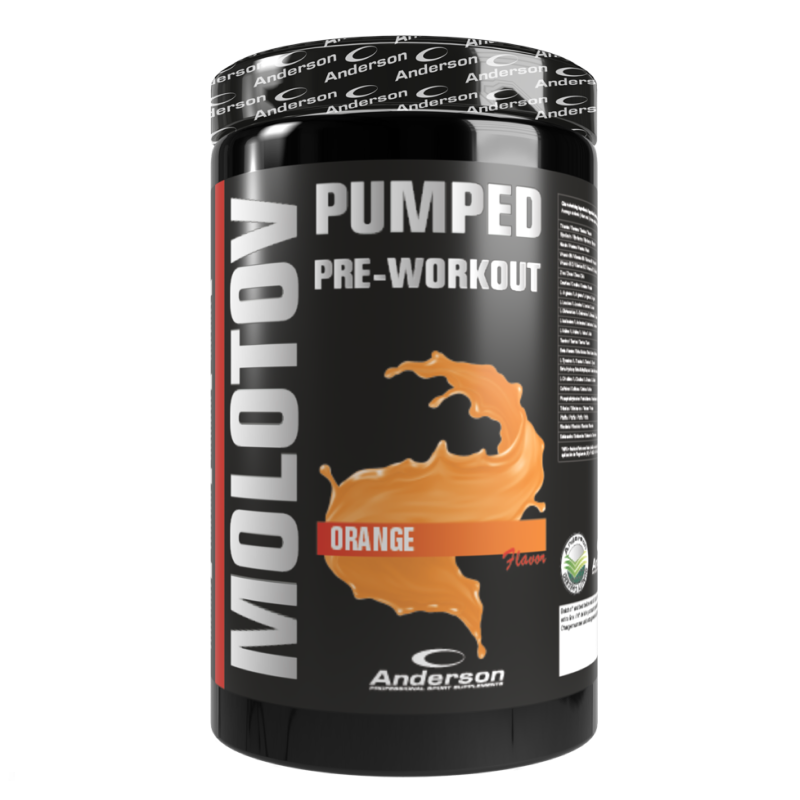 ANDERSON Molotov 600g PreWorkout Aminoacidi Bcaa Creatina Beta Alanina Arginina PRE ALLENAMENTO