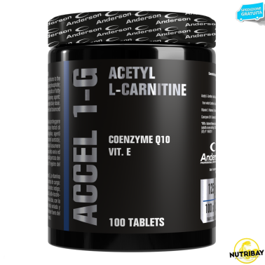 ANDERSON Accel 1-G 100 Acetil L-Carnitina Bruciagrassi Dimagrante Brucia Grassi CARNITINA