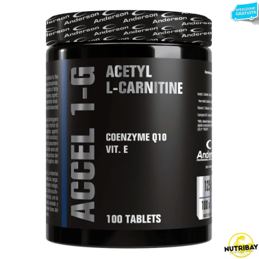 ANDERSON Accel 1-G 100  Acetil L-Carnitina Bruciagrassi Dimagrante coenzima q10