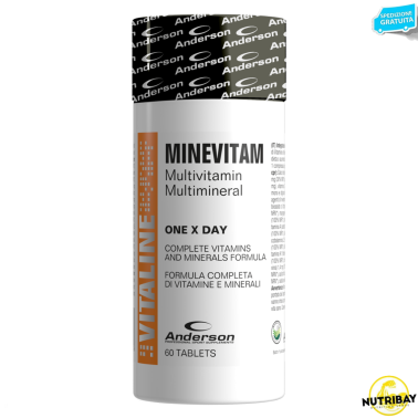 ANDERSON MINEVITAM MULTIVITAMINICO COMPLETO AL 100% DI VITAMINE E MINERALI