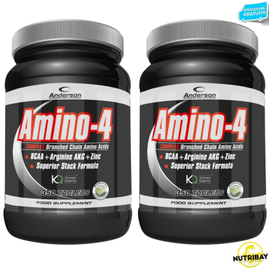 ANDERSON Amino 4 Complex 700cpr Aminoacidi ramificati BCAA + ZINCO +Arginina AKG AMINOACIDI BCAA