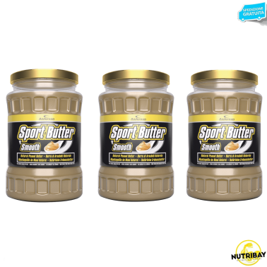 ANDERSON Sport Butter 3x510 Burro d' Arachidi Ricco di Proteine Omega 3 e Fibre AVENE - ALIMENTI PROTEICI