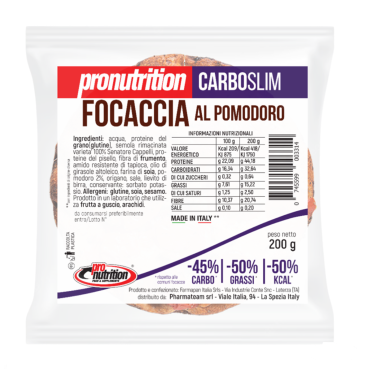 Pronutrition Carboslim Focaccia al Pomodoro - 200 g AVENE - ALIMENTI PROTEICI