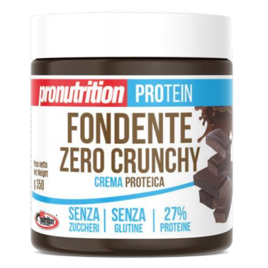 PRONUTRITION FONDENTE ZERO CRUNCHY 350 gr CIOCCOLATO FONDENTE AVENE - ALIMENTI PROTEICI