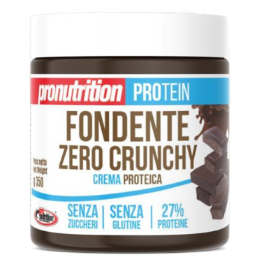 PRONUTRITION FONDENTE ZERO CRUNCHY 350 gr CIOCCOLATO FONDENTE