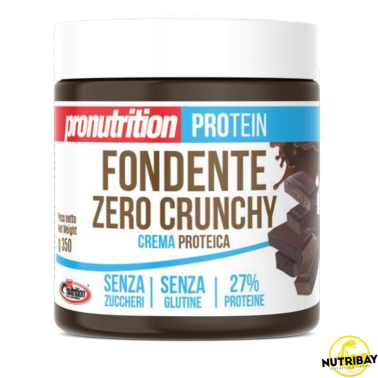PRONUTRITION FONDENTE ZERO CRUNCHY 350 gr CIOCCOLATO FONDENTE AVENE - ALIMENTI PROTEICI