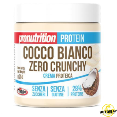 PRONUTRITION BIANCO COCCO ZERO 350G CRUNCHY AVENE - ALIMENTI PROTEICI