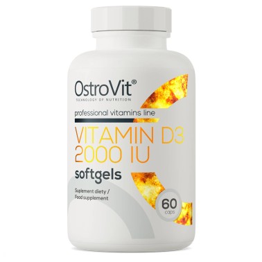 OstroVit Vitamin D3 2000IU - 60 soft caps VITAMINE