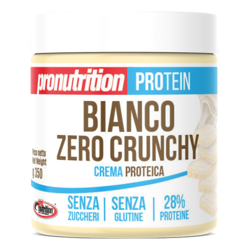 PRONUTRITION BIANCO ZERO 350G - CIOCCOBIANCO CRUNCHY AVENE - ALIMENTI PROTEICI