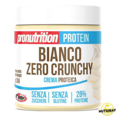 PRONUTRITION BIANCO ZERO 350G - CIOCCOBIANCO CRUNCHY AVENE - ALIMENTI PROTEICI