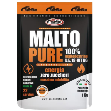 Pronutrition Maltopure 100% 908 gr Maltodestrine D.E.19 CARBOIDRATI - ENERGETICI
