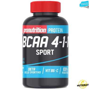Pronutrition BCAA SPORT 4:1:1 100 cpr. Aminoacidi ramificati 411 Kyowa + b6 AMINOACIDI KYOWA