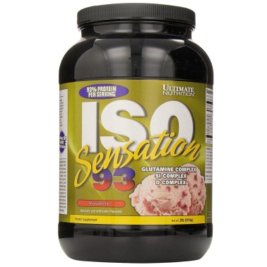 Ultimate Nutrition Iso Sensation 93 910 gr Proteine Siero Whey Isolate in vendita su Nutribay.it