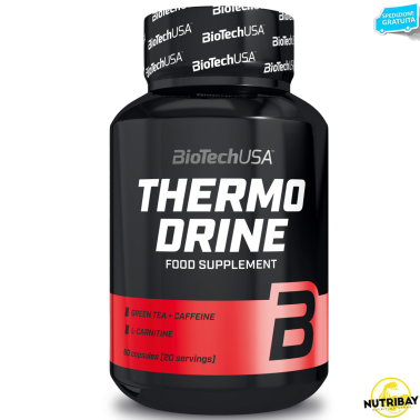 Biotech Thermo Drine 60 cps Termogenico con Carnitina Yerba Mate e Garcinia BRUCIA GRASSI TERMOGENICI