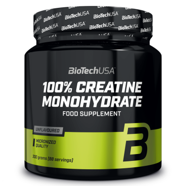 Biotech Creatine Monohydrate 300 gr. Pura Creatina Micronizzata in Polvere CREATINA