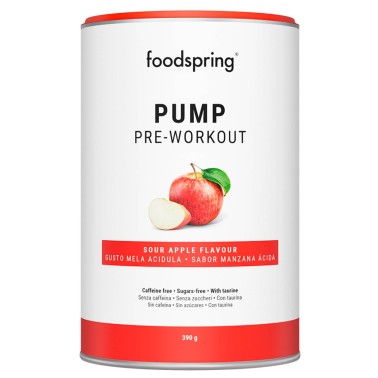 Foodspring Pump Pre-Workout - 390 gr PRE ALLENAMENTO