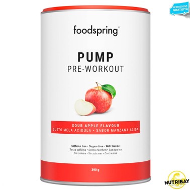 Foodspring Pump Pre-Workout - 390 gr PRE ALLENAMENTO